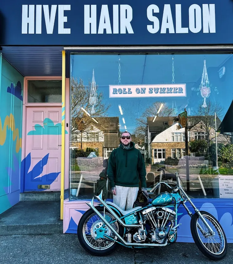 HIVE Hair Salon storefront on Otley Road, Headingley, Leeds