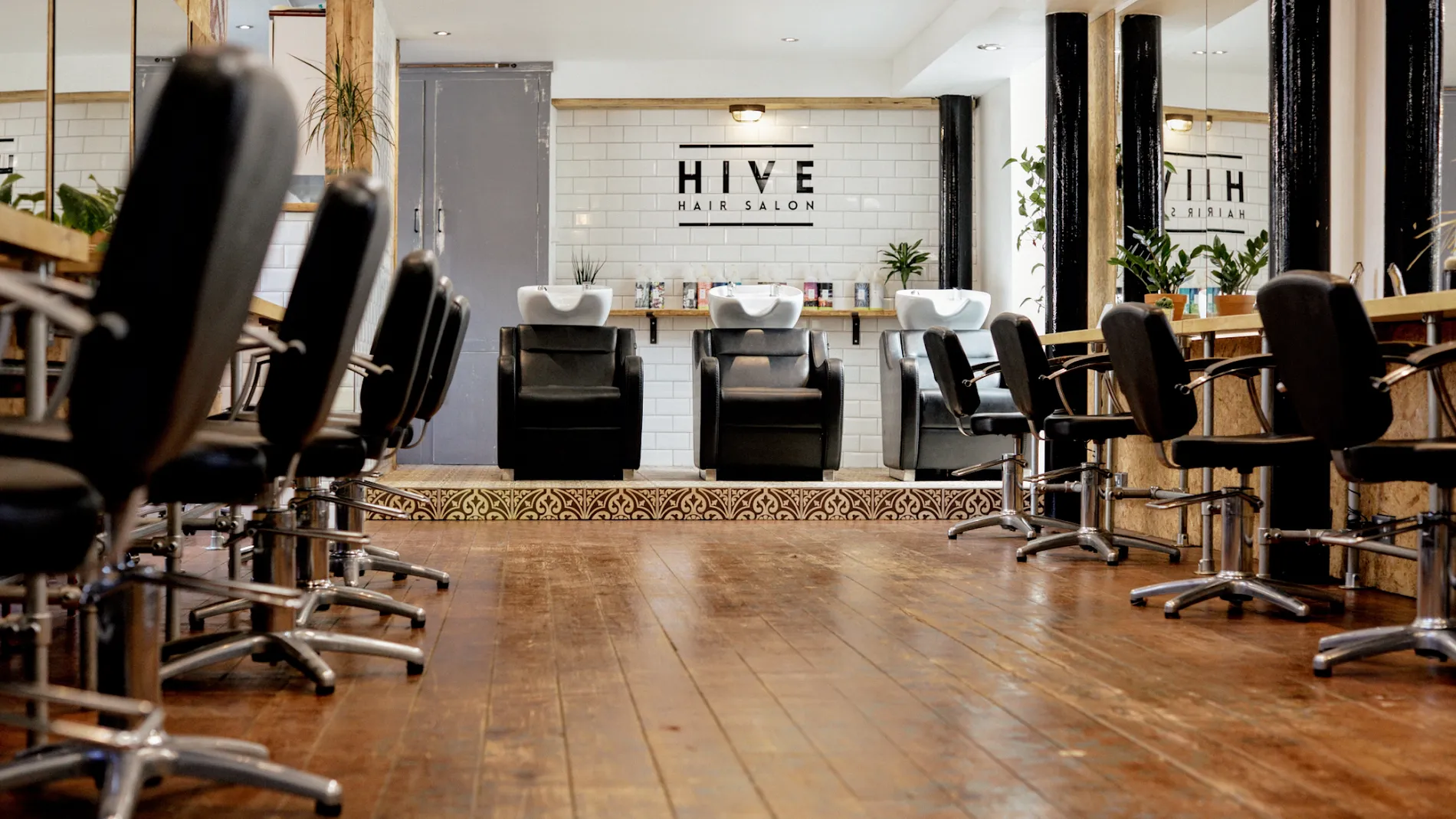 Inside HIVE Hair Salon — the styling floor in Headingley, Leeds